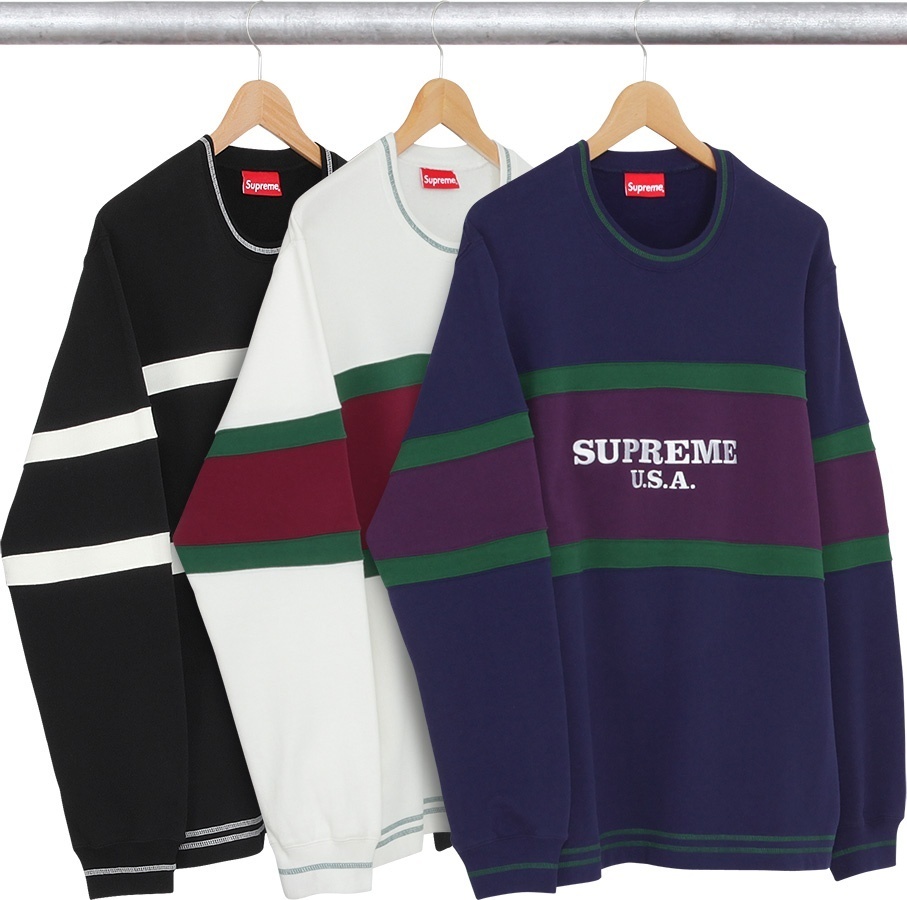 Center Stripe Crewneck